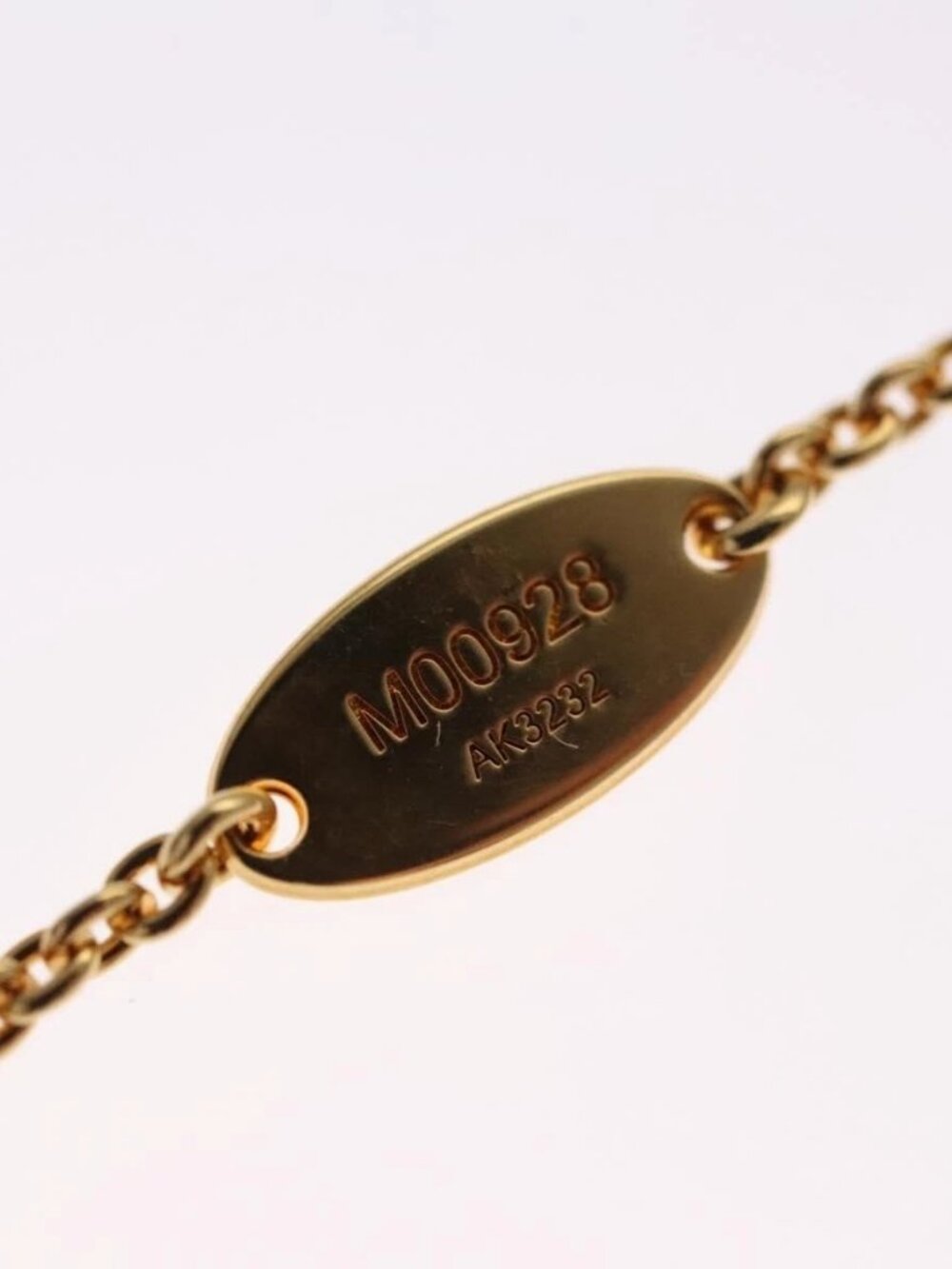 LOUIS VUITTON Collier LV Necklace metal Gold M00928 LV Auth 115662 - Picture 11 of 15